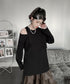 Faux Layered Cutout Top
